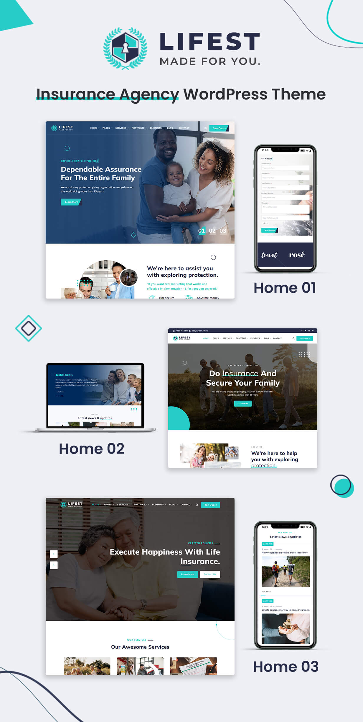 Insurance Agency WordPress Theme