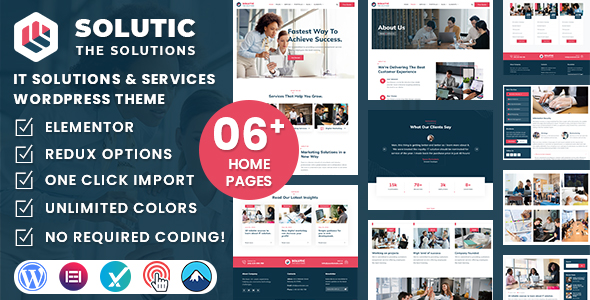 Solutic - IT Solutions and Services WordPress Theme